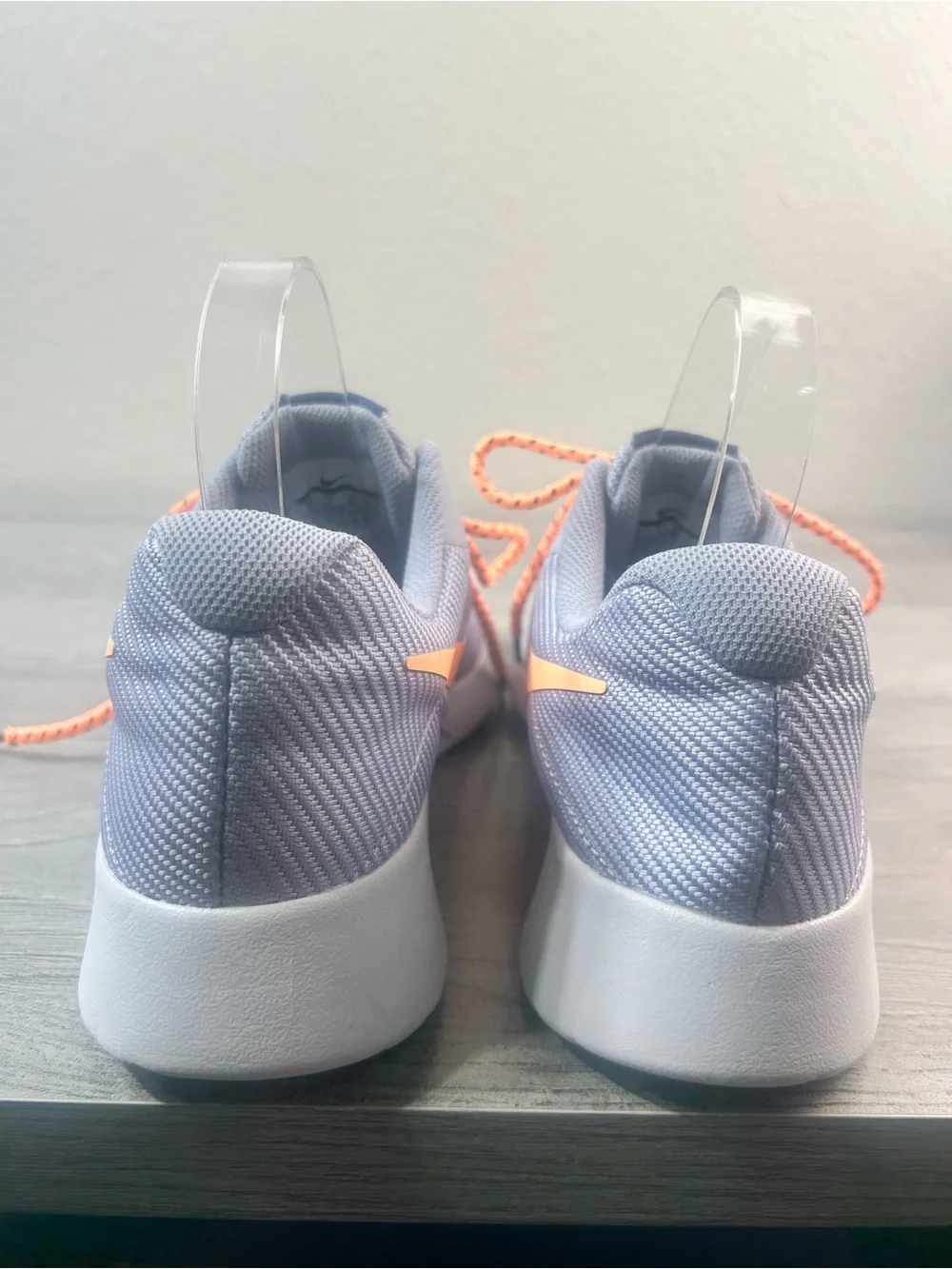 Nike Tanjun Purple Orange Running Shoes Women’s Lightweight Athletic Sz 9.5